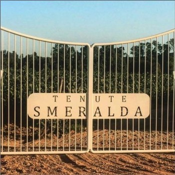 The gates to Tenute Smeralda