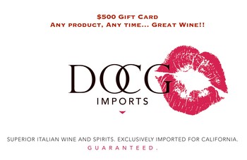DOCG Imports $500 Gift Card
